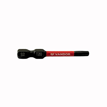 Vandor Bits Uç Matkap Ucu Tornavida Ucu Vidalama Ucu İmpact T20-50 mm - 1 Adet