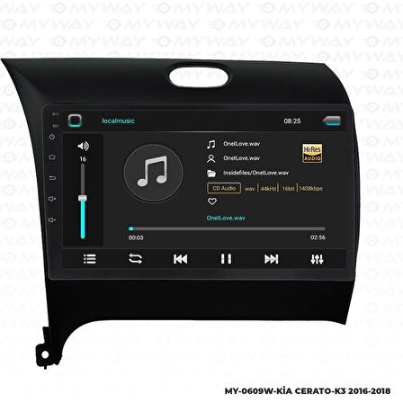 Araç Multimedya Kia K3 Android 12 Carplay 4Gb Ram + 64Gb Hdd Navigasyon Ekran MYW