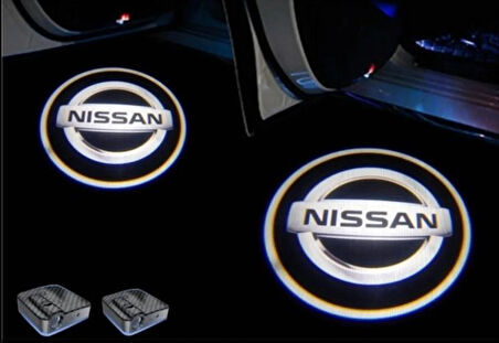 Nissan Araçlarına Kapı Altı Led Logo Mesafe Sensörlü Yeni Nesil