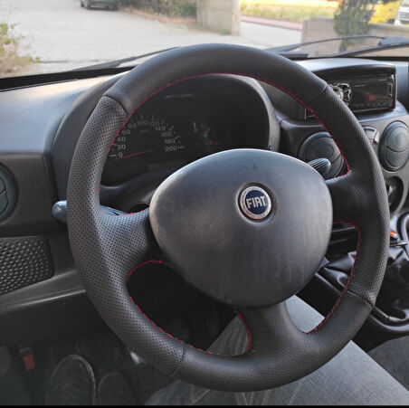 Fiat Doblo 2005-2010 Araca Özel Direksiyon Kılıfı (noktalı Düz)
