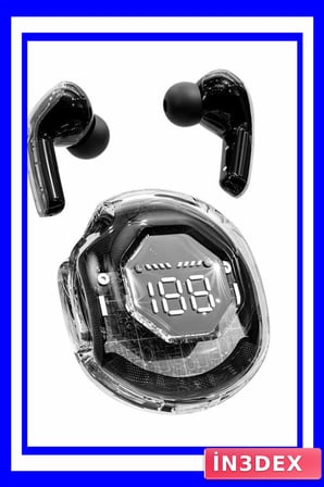 Bluetooth 5.3 Kulak İçi Kulaklık ANC ENC Şarj Göstergeli