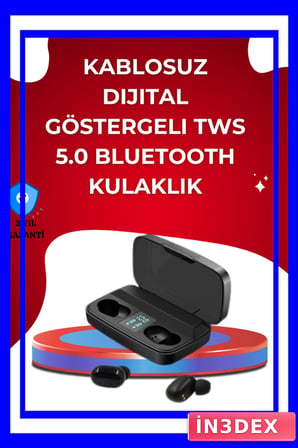 ABS Gövdeli Hafif ve dayanıklı Bluetooth 5.0 Kablosuz Kulaklık Seti