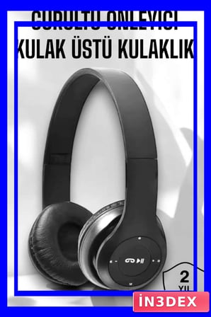 P47 Kablosuz Bluetooth Kulaklık Ayarlanabilir Kafa Bantlı Model