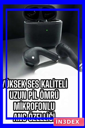 Tws Pro 5 Bluetooth Kulaklık Sensörlü ve Mikrofonlu Model
