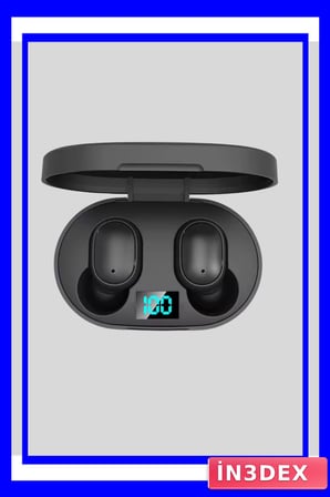 LED Ekranlı Şarjlı Bluetooth Kulak İçi Kulaklık Taşınabilir Tasarım