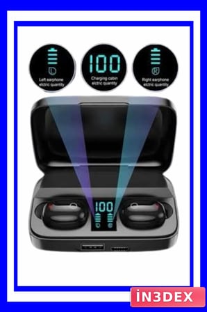 Dijital Göstergeli TWS 5.0 Bluetooth Kulaklık Çağrı Destekli