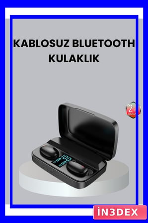 TWS A10s Bluetooth 5.0 Kulaklık Powerbank Şarj Kutulu Mini Tasarım