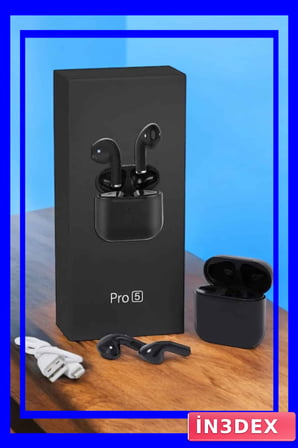 Tws Pro 5 Yeni Nesil Dokunmatik Kontrollü Bluetooth Kulaklık