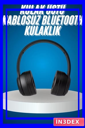 Bluetooth 5.0 Kulak Üstü Kablosuz Kulaklık ANC Özellikli Mikrofonlu