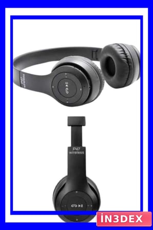 Bluetooth 5.0 Kulak Üstü Kablosuz Kulaklık ANC Özellikli Mikrofonlu