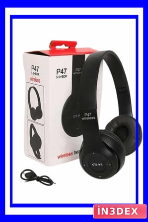 Bluetooth 5.0 Kulak Üstü Kablosuz Kulaklık ANC Özellikli Mikrofonlu