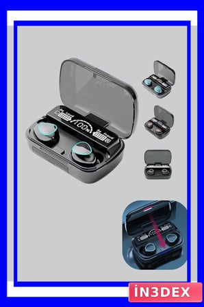 M10 TWS Kablosuz Bluetooth 5.1 Kulaklık ve Şarj Kutulu Set