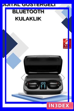 A10s TWS Kablosuz Bluetooth 5.0 Kulaklık Dijital Göstergeli Kulaklık