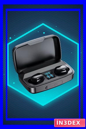 A10s TWS Kablosuz Bluetooth 5.0 Kulaklık Dijital Göstergeli Kulaklık
