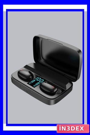 TWS Bluetooth 5.0 Kulaklık 1800mAh Şarj Kutulu Dijital Ekranlı Model