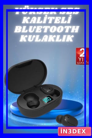Dokunmatik Kontrollü Dijital Göstergeli Kablosuz Bluetooth Kulaklık