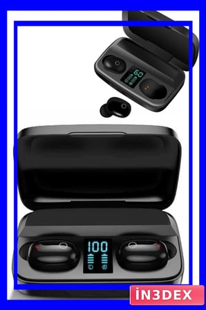 A10s TWS Bluetooth 5.0 Kablosuz Kulaklık Dokunmatik Kontrol Paneli