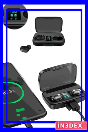 A10s TWS Bluetooth 5.0 Kablosuz Kulaklık Dokunmatik Kontrol Paneli