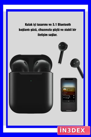 Tws Pro 5 Kablosuz Bluetooth 5.1 Kulaklık Yüksek Performanslı Ses Sistemi