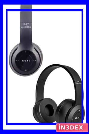 Kulak Üstü Bluetooth Kulaklık Yüksek Ses Kaliteli Ayarlanabilir
