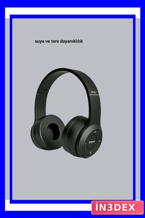 Ergonomik Tasarımlı Uzun Pil Ömürlü Kablosuz Bluetooth Kulaklık