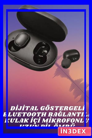 Kablosuz TWS Kulak İçi Mikrofonlu Bluetooth 5.3 Uyumlu Kulaklık