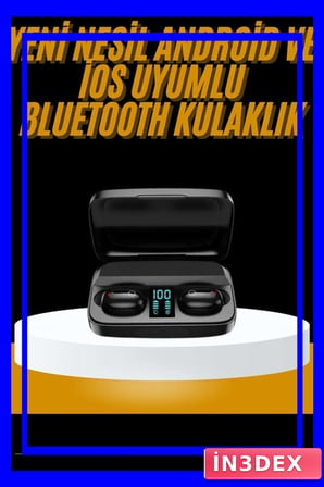 Dijital Göstergeli TWS 5.0 Bluetooth Kulaklık Çağrı Destekli
