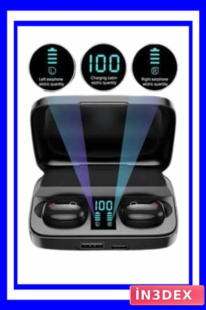 Dijital Göstergeli TWS 5.0 Bluetooth Kulaklık Çağrı Destekli