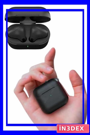 Silikonsuz Tasarımlı Mikrofonlu Bluetooth Dokunmatik Kulaklık