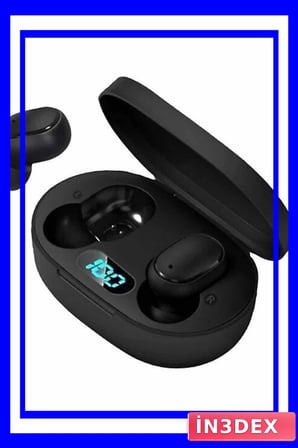 Bluetooth 5.3 Kablosuz TWS Kulak İçi Mikrofonlu Kulaklık Ergonomik