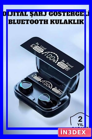 Extra Bass ve HD Ses Destekli Bluetooth 5.3 Kablosuz Kulaklık
