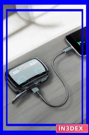 Extra Bass ve HD Ses Destekli Bluetooth 5.3 Kablosuz Kulaklık