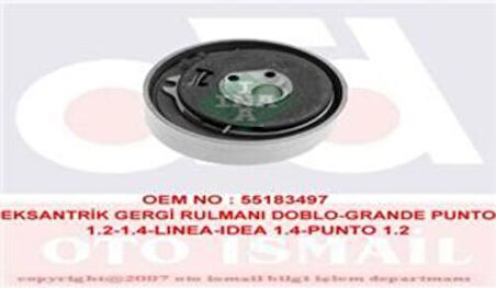 Ina 531077810 Eksantrik Gergi Rulmanı Albea Doblo Palıo Punto 1.2 1.4 Uno Lınea Idea 1.4 Panda 1.1 1.2 Fıat 500 1.1