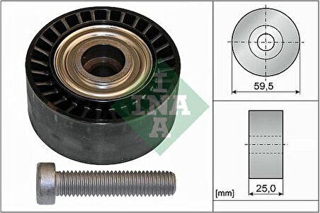 Ina 532043310 Alternatör Gergi Rulmanı P206 P306 Partner Berlıngo Scudo Xsara Xsara II Xsara Pıcasso Dw8B 1.9 D 02>Olcu 17×60×25