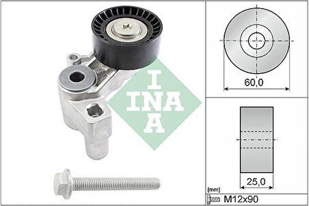 Ina 534010020 Alternatör Gergi Rulmanı P306 P406 P605 P806 Expert Partner Berlıngo Jumpy Xantıa Xm Xsara Zdızel Xu Motor Xud9 Xud9A Xud9T
