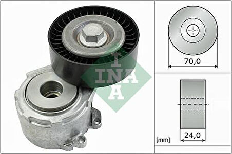 Ina 534011020 Alternatör Gergi Rulmanı Partner II Berlıngo II P406 2.0Hdı 8V 05>08 P307 P407 P508 P607 C4 C5 II C5 III C6 05>Jumpy III Scudo III Expert III 07> 2.0Hdı 16V Focus II C Ma04>11 Kuga S Ma06>15 2.0Tdcı Olcu 67.7×70×25
