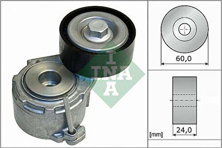 Ina 534011120 Alternatör Gergi Rulmanı Partner Berlıngo 1.9D Demir Kutuklu P306 P206 Xsara II Partner II Berlıngo II Expert II Jumpy II Scudo II Dw8B 1.9 Dızel 03> Ducato Jumper P307 C4 Dw10Td 2.0Hdı 03>
