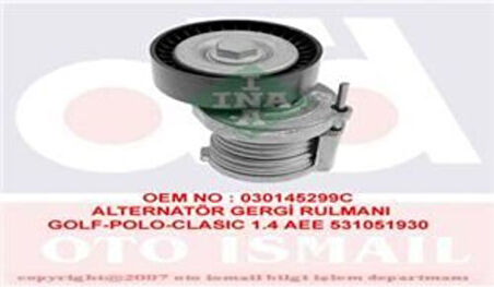 Ina 534012320 Komple Gergi Rulmanı Polo IV 1.4 16V Bby Golf IV 1.6 16V 00>