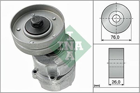 Ina 534013530 Alternatör Gergi Rulmanı Komple Volvo S40 I 644 1.8 95>98 V40 645 1.8 95>98