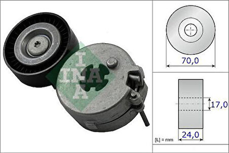 Ina 534033310 Alternatör V Kayış Gergi Rulmanı A4 1.8Tfsı 08 2.0Tfsı A5 2.0Tfsı 08 13 Q5 Amarok
