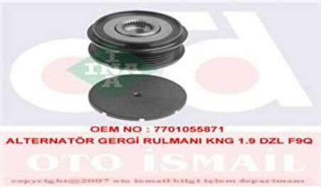Ina 535002810 Alternatör Gergi Rulmanı Clıo Kangoo 1.9Dtı 1.9Dcı 00>