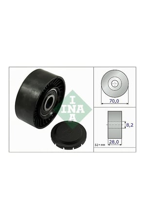 Alternatör Gergi Rulmanı INA 532046810 Volkswagen Crafter / Multivan V / Transporter T5 2010