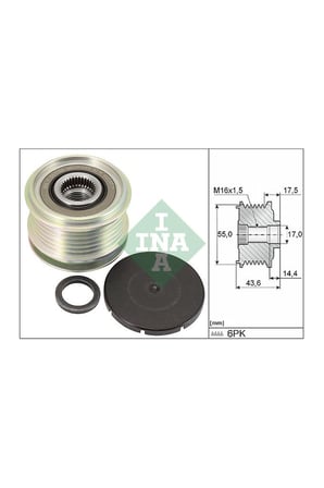 Alternatör Kasnağı INA 535010510 Renault Clio II / Megane / Kangoo