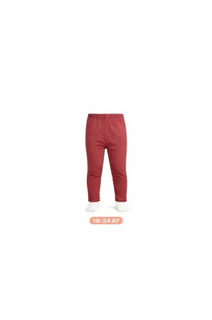 3'lü Set Şardonlu Kışlık Bebek Tayt (Siyah - Çağla Yeşili - Bordo)