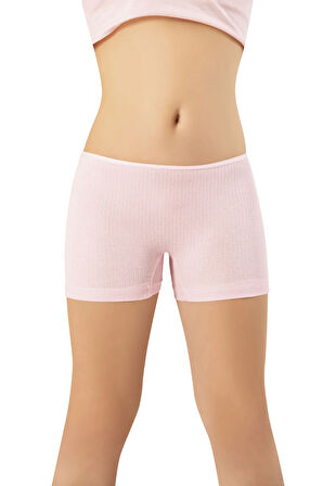 İncili 3'lü Set Kız Çocuk Boxer Raporlu Ribana