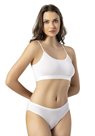 İncili Kadın İp Askı Pedli Büstiyer