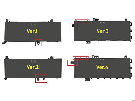 Asus VivoBook 15 X515EP  Batarya ile Uyumlu Pil - (Ver.2)