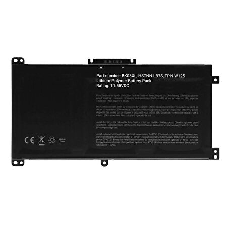 HP Pavilion 14-ba000,14-ba100, 14-ba101nt x360  Laptop Batarya ile Uyumlu  Pil