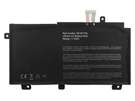 Asus TUF Gaming F15 FX506HC-HN011A10  Batarya ile Uyumlu  Pil B31N1726  - ver 1
