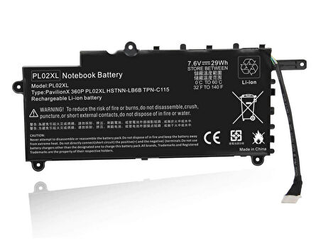 HP Pavilion 11-n000 x360 11-N000nt, 11-N001et  Laptop Batarya ile Uyumlu Pil